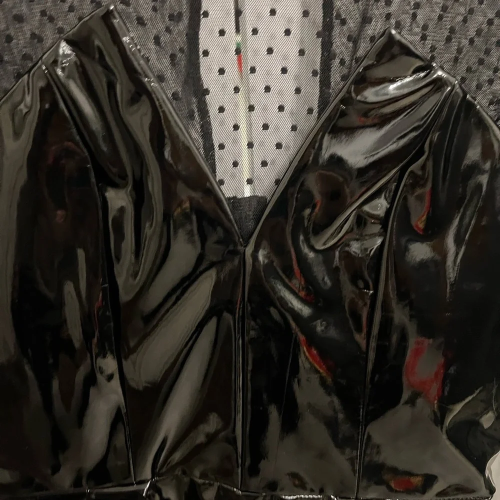 ❌SOLD❌
NWT The Kooples Mini Black Vinyl-Effect Deess - Picture 4 of 10